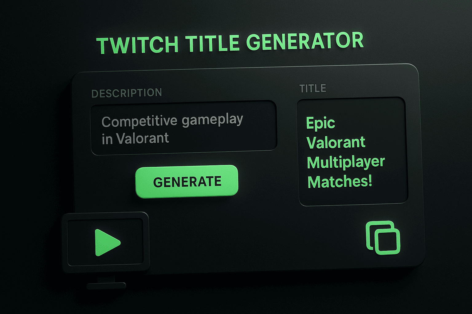 Picture of Twitch Title Generator
